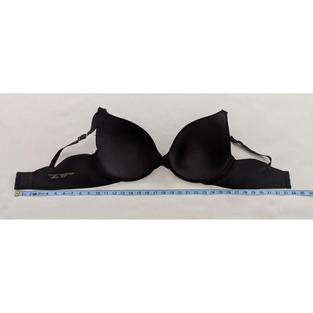 Vince Camuto Full Figure Spacer T-Shirt Cup Bra Underwire Size 42D Black - NWT